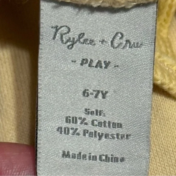 Play X by Rylee + Cru Yellow Volley Skirt NWT Size 6–7Y - Picture 5 of 6